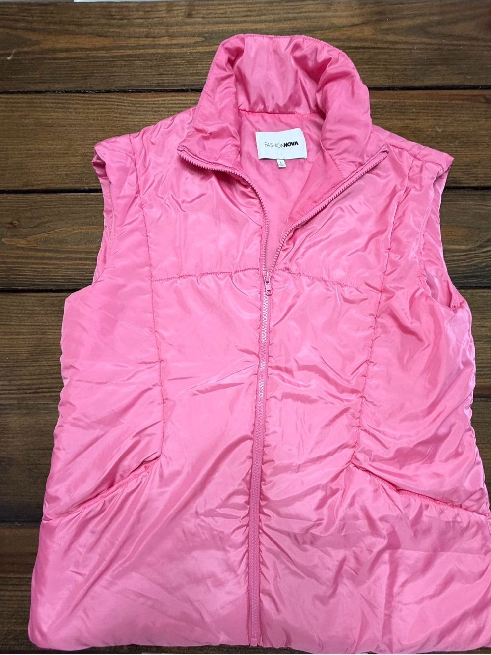 Fashion Nova Bubblegum Pink Puffer Vest